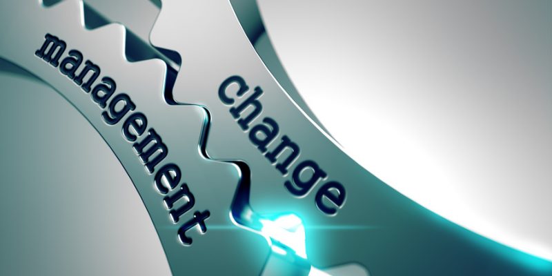 Change Management on the Mechanism of Metal Cogwheels.